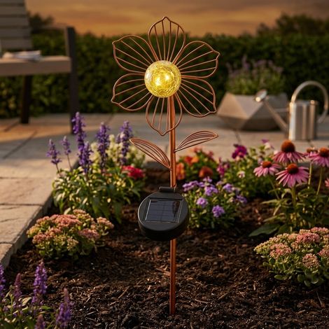 Lunaria Marigold Solar Flower Stake Light (1/2)