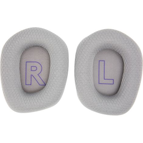 Coussinets d'oreille de rechange pour casque Logitech G733, conception respirante, gris argenté. (1/5)