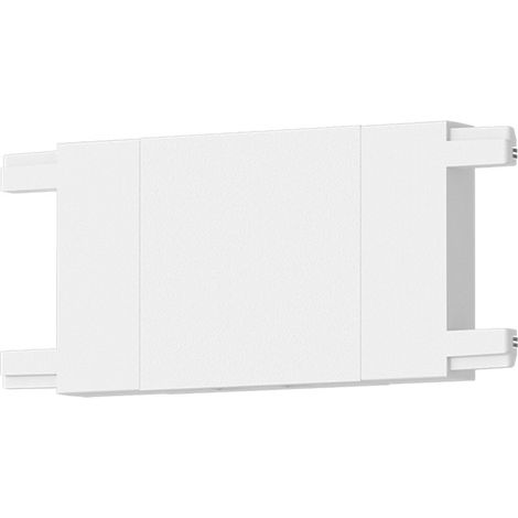Binario magnetico sottile, bianco, dritto, connettore per binario (1/4)
