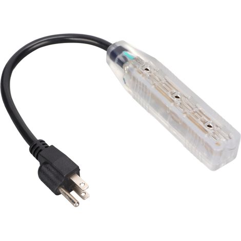Câble d'extension robuste pour prise américaine 125 V, 30 cm (JD3216), pour prises NEMA 5-15P à 3 prises NEMA 5-15R (1/5)