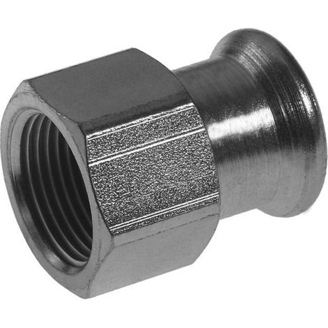 Raccordo kan-therm 28x1/2 acciaio al carbonio press fitting