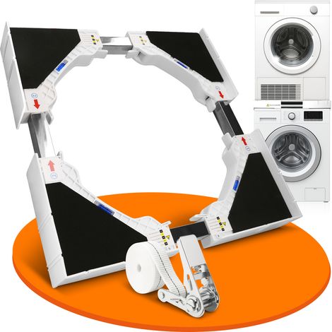 Zwischenbaurahmen Stapelset für Waschmaschine Trockner Stapel-Kit Zubehör HEIMWERT (1/5)