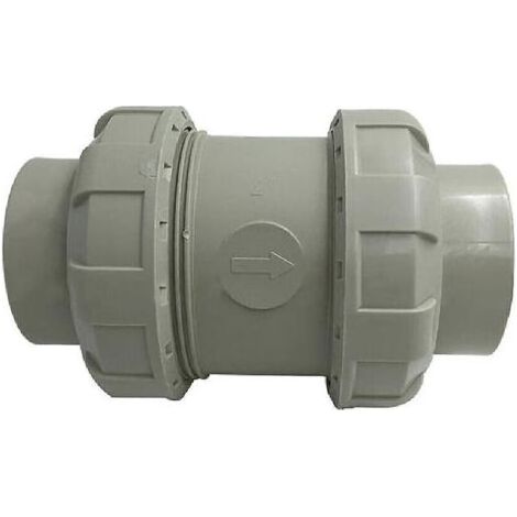 Diamètre(20mm)étanche Lmell gris clapet anti-retour en ligne pour machine à laver
