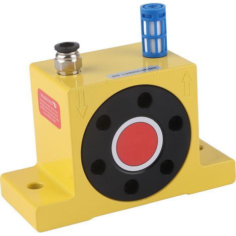 Vibrateur pneumatique G1/4 po à force de vibration élevée et faible bruit, turbine à air industrielle avec silencieux et connecteur