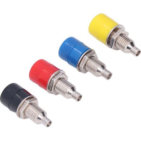 Les fiches bananes de 4 mm offrent d'excellentes performances et une longue durée de vie, et sont largement utilisées comme outils de connexion électrique dans les équipements industriels. (1/5)