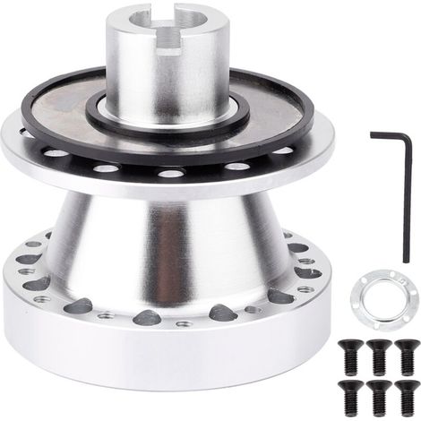 Moif Steering Wheel Quick Release Adapter Kit Aluminum Alloy FAST DETACH FOR TL EK with Mounting Screws (1/5)