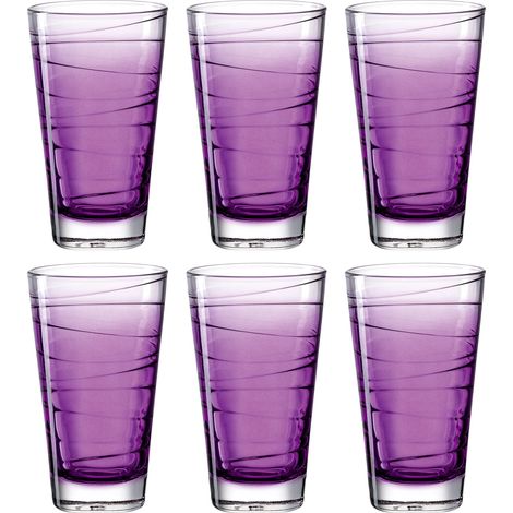 Vario Struttura Lot de 6 verres Violet 280 ml (1/5)