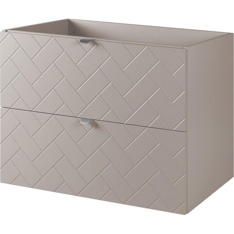 Mobile da bagno, Cashmere, 80 x 57 x 46 cm, Maniglie Argento (1/5)