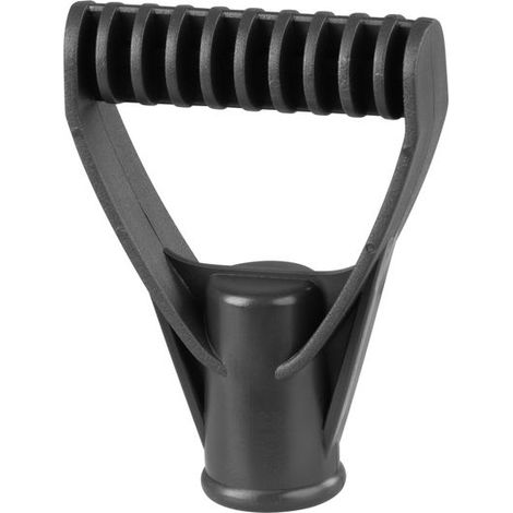Griff PVC Grip, für Spaten/Schneeschieber, 30 mm, Kunststoff, schwarz