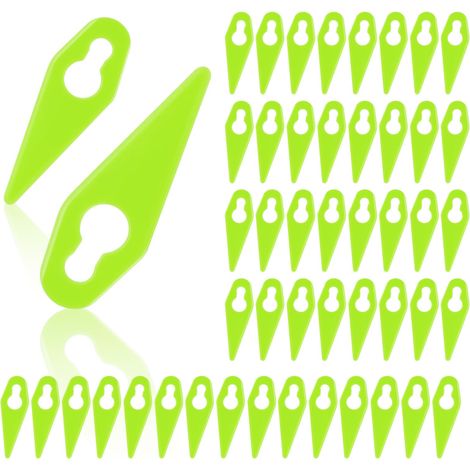 Lames de Rechange pour Coupe Bordure, Lames de Tondeuse Lame Plastique Coupe Bordure Tondeuse à Gazon pour Jardin Compatibles avec ST01 ST02 GT50 (1/5)