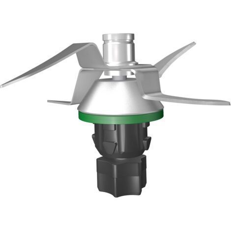 Couteau compatible avec Vorwerk Thermomix TM5 et TM6, couteau de rechange avec 4 lames, couteau mélangeur ultra tranchant en acier inoxydable, couteau de rechange (1/5)
