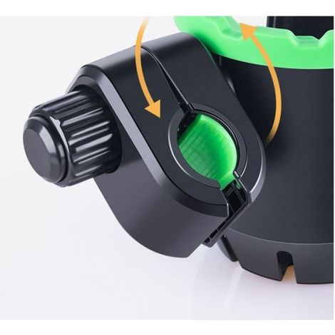 360 Degrés Rotatif 2 en 1 Porte Gobelet d'eau Support de Téléphone pour Vélo, Poussette, Buggy, Fauteuil Roulant, Déambulate (1/5)