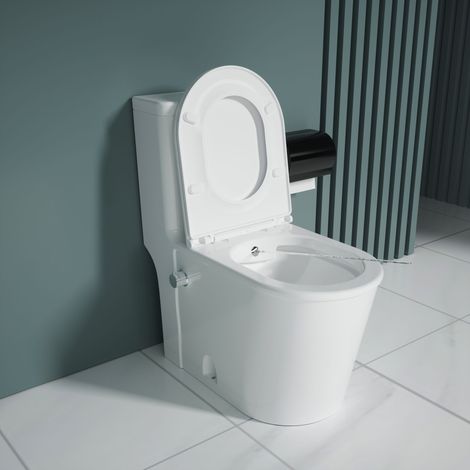 Durovin Bathrooms Comfort Height Close Coupled  Toilet With  Soft Close Seat And Cistern - Rimless Technology (1/5)