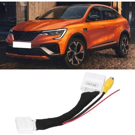 Adattatore per telecamera di retromarcia a 24 pin, cavo di collegamento per telecamera di parcheggio posteriore, cavo adattatore RCA, cablaggio di linea, adatto per Renault-VSIAISV (1/4)