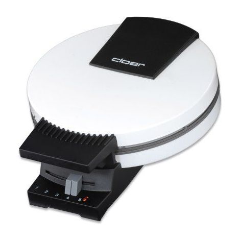 Cloer 271 Waffelmaschine Weiß 800 W 5 Bräunungsstufen (1/2)