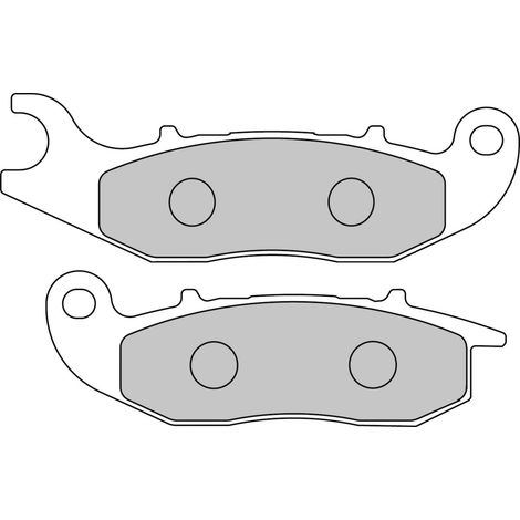 Plaquette de frein Semi-Métal Eco-Friction Route - R90