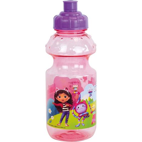 Fun House GABBY ET LA CASA MAGICA GOURDA BOTTIGLIA REUTILIZZABILE 350 ML PER BAMBINI Rosa (1/3)