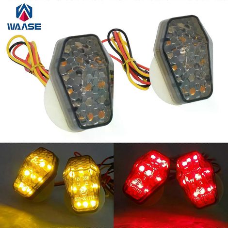 Intermitentes LED empotrables para SUZUKI SFV 650 Gladius DR-Z 400 S/SM DRZ400S DRZ400SM 2002-2020（） (1/5)