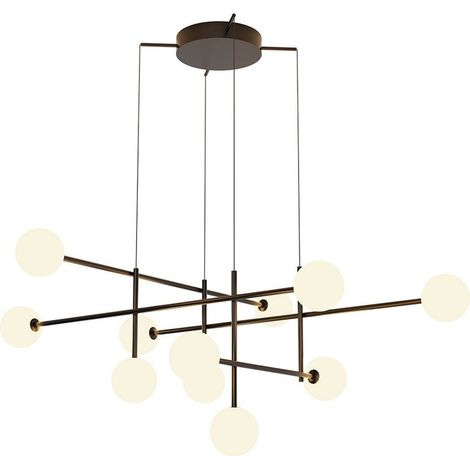 Lámpara CELLAR grande con tulipas esfericas de 11 luces MANTRA (1/5)