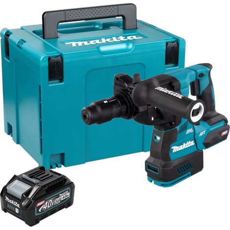 Makita HR 002 GM101 Martello perforatore a batteria 40 V max. 2,9 J SDS plus Brushless + 1x batteria 4,0 Ah + Makpac - senza caricabatterie (1/5)