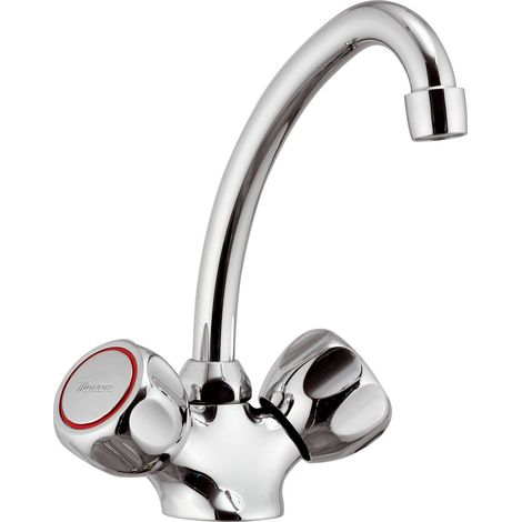 Miscelatore monoforo lavello linea domino cromo