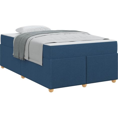 Maison Exclusive - Estructura de cama con colchón Azul 120 x 190 (1/5)