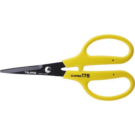 Tijeras de precisión tipo "clipper" con hojas dentadas de 175 mm - Hojas rectas dentadas - Hojas de 60 mm TAJIMA (1/2)