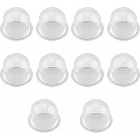 10 pcs pompe d’amorçage universelle – Pompe carburateur plastique pour tondeuse et tronçonneuse