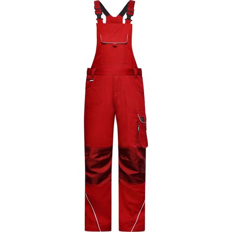James & Nicholson funktionelle Latzhose JN879 Gr. 98 red (1/5)