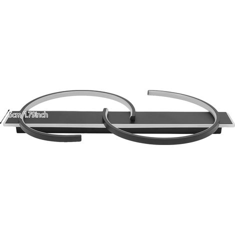 Plafonnier, Dimmable, Télécommandé, noir (1/2)