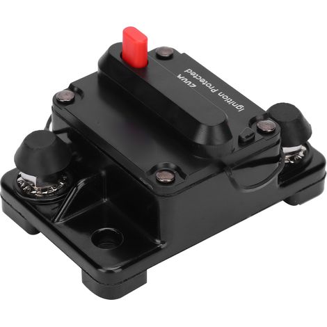 Porte-fusible à réarmement automatique, en cuivre, étanche, rouge, 12-42 V CC, 200 A (1/5)