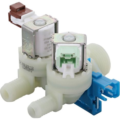 Electrovanne 2 voies debimetre d'origine pour lave-linge AEG, Electrolux, Zanussi - 8588074876497 (1/2)