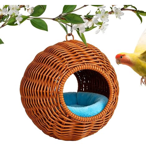 Nichoir pour Cage Literie Lavable Et Respirante  Hamac Lit Petit Oiseau pour Petits Perroquets Canaris Inséparables Literie Salon Maison Intérieur Extérieur Volière (1/5)