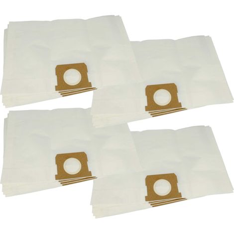 vhbw 20x Vacuum Cleaner Bag compatible with Stihl SE 33 Vacuum Cleaner, paper / cardboard, 30 cm x 48 cm, White (1/4)