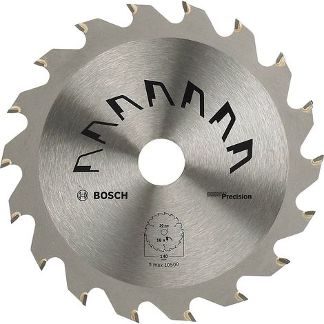 Bosch Kreissägeblatt PRECISION D= 140 mm Bohrung= 20 mm Z= 18 - 2609256849 (1/2)