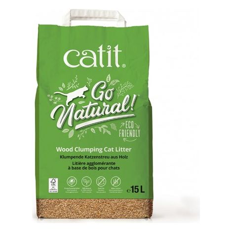 Natural Catit Go Aglom Wooden Arena15 L7.9kg