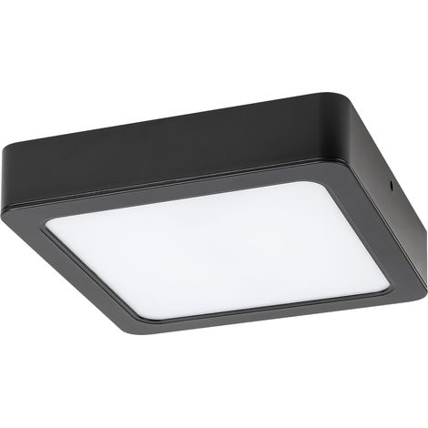 Plafoniera LED quadrata nera Rabalux Shaun2 24W 4000K (1/4)