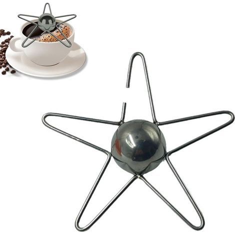 Cubitos de hielo reutilizables, enfriador de café de acero inoxidable para whisky, vodka, licores y cócteles. (1/5)