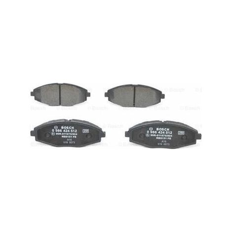 Bosch BP270 Plaquettes de frein - avant - ECE-R90 - 1 jeu de 4 plaquettes (1/2)