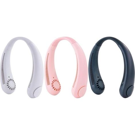 Ventilatore Da Collo Sport Palestra Ricaricabile Con 3 Velocità Regolabili