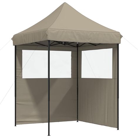 Tente de fête Taupe 200 x 200 x 306 cm Tissu Oxford (1/5)