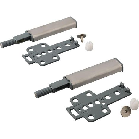 Lot de 5 loquets à fermeture douce, en acier inoxydable et ABS (1/5)