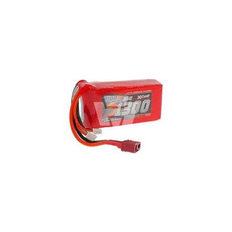 XCell LiPo Cracker 11,1 V / 1300 mAh Presa 3S1P, 35C, T