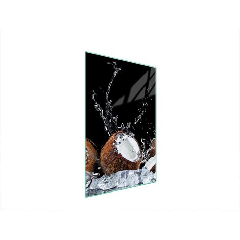 Glasschneidebrett 35x52 Kokosnuss (1/5)