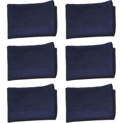 Serviettes en coton turc (douces et confortables)  Serviettes en lin résistant  Serviettes de table réutilisables bleues (1/4)