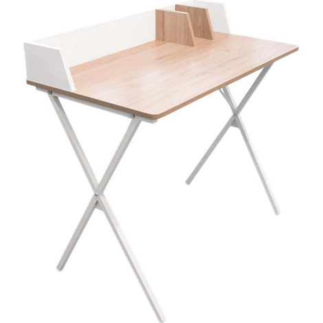 Bureau - HOME DECO FACTORY - Brice - Épuré - Blanc (1/10)