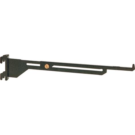 Manzoni Cremagliera Reggimensola Nera Alluminio Cm.10/16 Art.632 - 10 Pz (1/2)