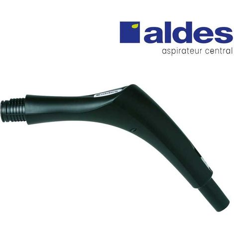 Poignée de commande ergonomique pour aspirateur – Système de démarrage sans fil – Arrêt par bouton gris – Accessoire Aldes