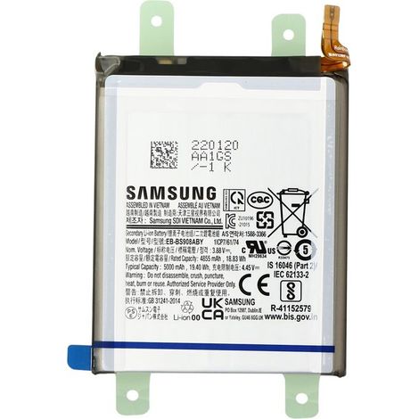 Batterie pour Samsung Galaxy S22 Ultra 5000mAh EB-BS908ABY Samsung Noir (1/5)