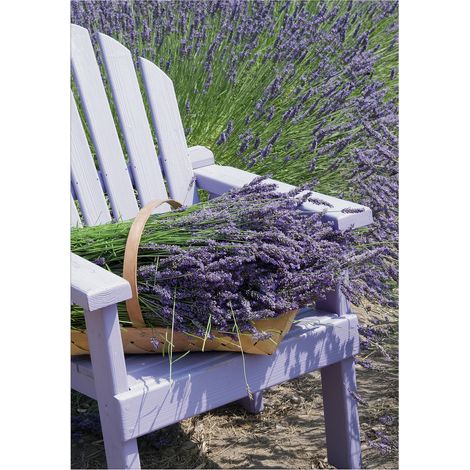 Art for the Home Outdoor Leinwandbild Garten Wanddeko - Lavendel - 70x50cm (1/5)